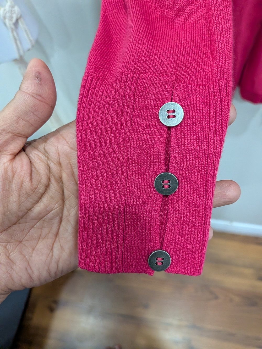 Ricki's Pink Open-Front Cardigan Jacket In Excellent Condition - Picture 6 of 8
